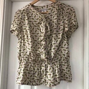 Paul and Joe Sister Bee Print Blouse size 2